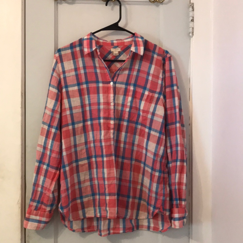 J.Crew Plaid Long Sleeve